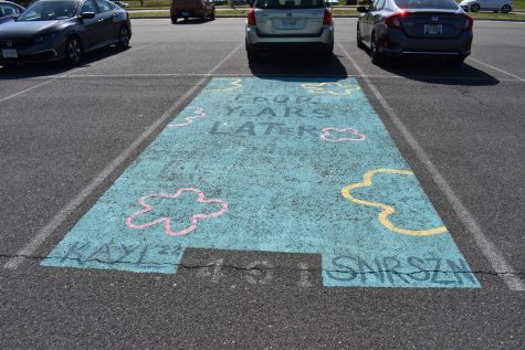 Out of 721 parking spots in the student parking lost, Kayleigh Frye has spot 491