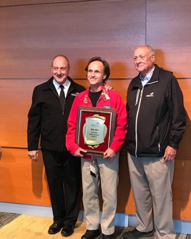 Robert “Bobby” Jett stands with the prior recipients of the SkillsUSA Lifetime Achievement Award, Tim Lawrence, left, and DR. Lee Ross, Right during a recent conference in Virginia Beach, Va. 