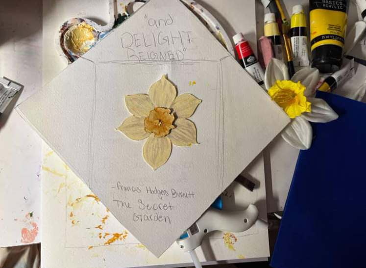 Crowning Moments: Seniors Make Statements with Graduation Cap Designs