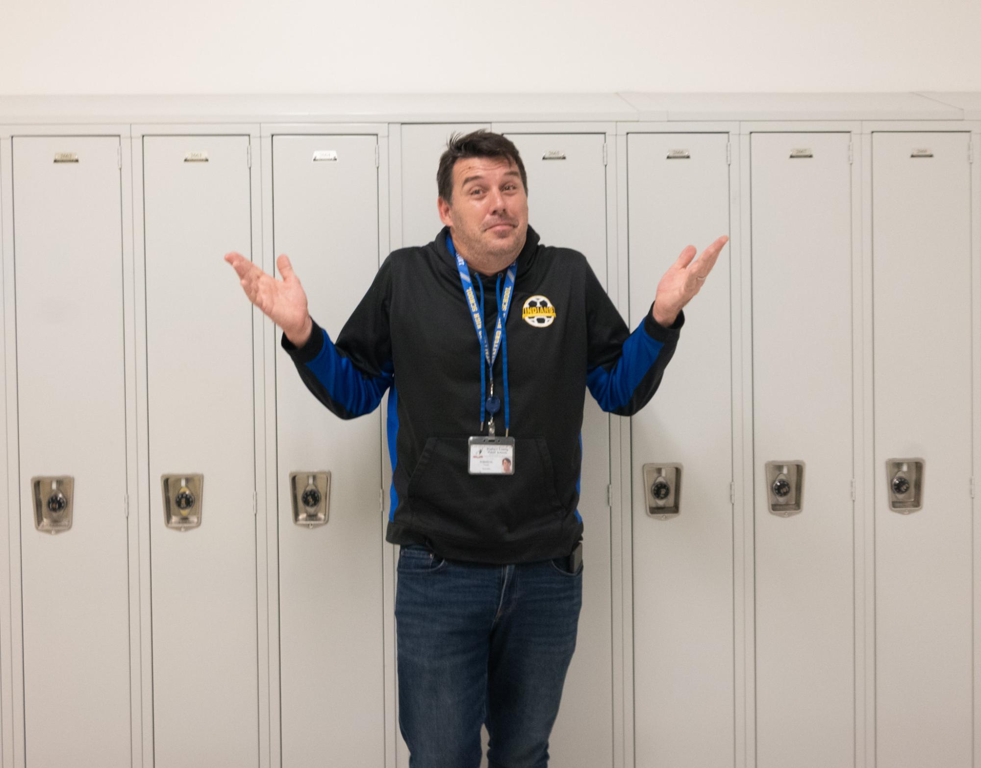 Stafford High School's Tyler Robinson posing in confusion over being mistaken as Charlie Kirk's assassin.